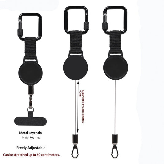 Retractable Anti‑Theft Phone Strap
