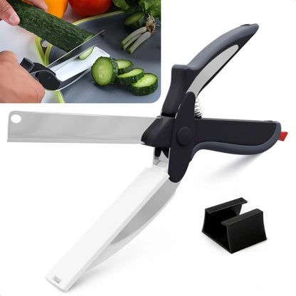 2-in-1 Kitchen Scissors with Cutting Board