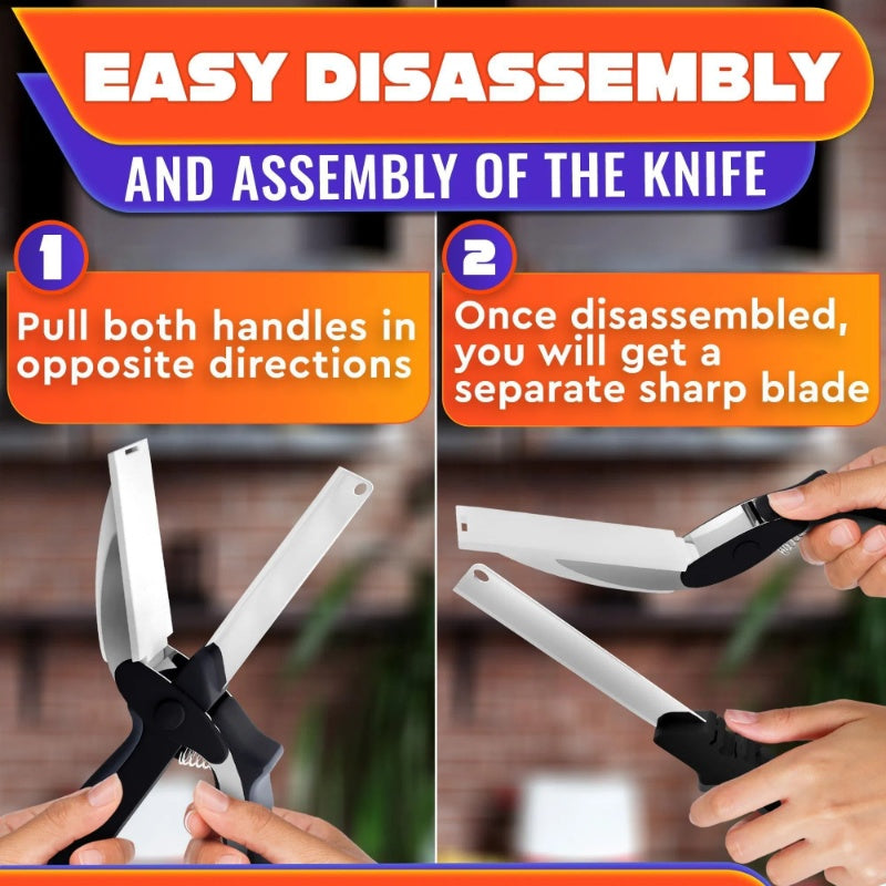 2-in-1 Kitchen Scissors with Cutting Board