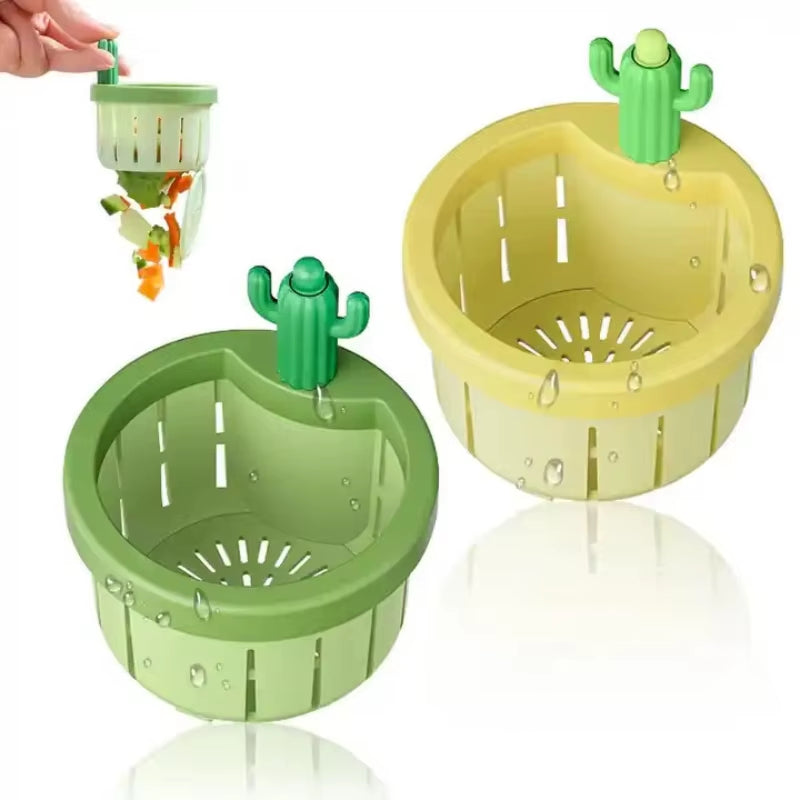 Cactus Pop-Up Sink Drain Waste Strainer