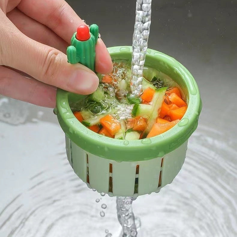 Cactus Pop-Up Sink Drain Waste Strainer