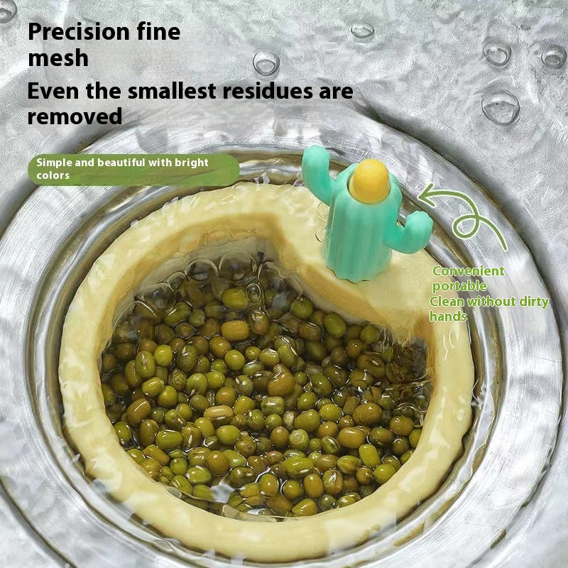 Cactus Pop-Up Sink Drain Waste Strainer