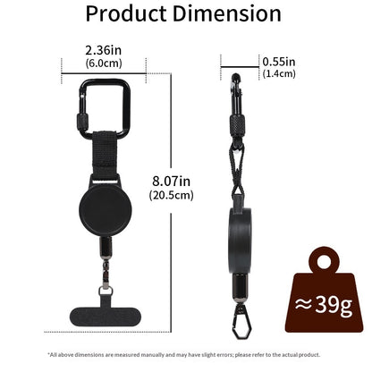 Retractable Anti‑Theft Phone Strap